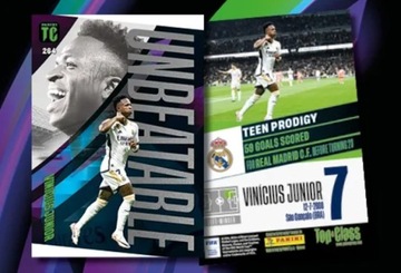 Набор футбольных карточек PANINI TOP CLASS 2024 из 56 карточек, пакетик 6+1 БЕСПЛАТНО