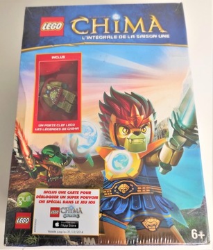 LEGO Chima sezon 1 + figurka brelok DVD NOWY