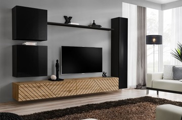 MEBLOŚCIANKA SWITCH VIII LAMEL POŁYSK MAT PVC