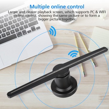 3D голографический дисплей светодиодный вентилятор выставочный проектор голограмма реклама ди