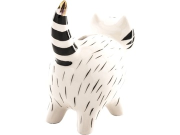 В ПОДАРОК ​​Керамическая копилка 17,5 х 14 х 10 см - статуэтка СТОЯЩИЙ КОШКА