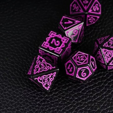 DRUID PODZIEMI ZESTAW 7 KOŚCI KOSTEK RPG