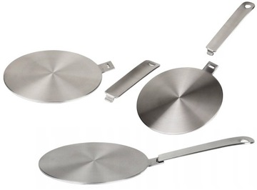Podkładka INDUKCYJNA Płyta ADAPTER pod Garnek Garnki 14 cm. ODPINANA RĄCZKA