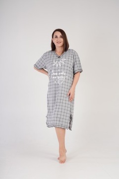 Koszula Nocna bawełniana 4XL plus size duża