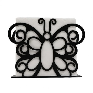 Tissue Holder Exquisite Pattern Napkin Holder Solid Base Design for Home