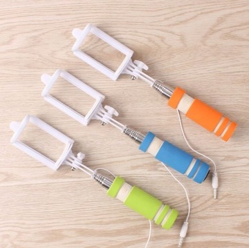 ПАЛКА ДЛЯ СЕЛФИ, ДЕРЖАТЕЛЬ ДЛЯ ФОТО МОНОПОД + КАБЕЛЬ