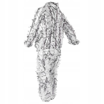 Snow Wild Camouflage Ghillie Suit 3D Leaf kurtki