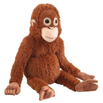 IKEA DJUNGELSKOG MASKOTKA PLUSZAK ORANGUTAN MAŁPA 59cm