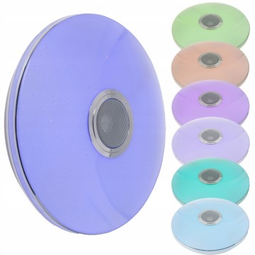 Светодиодный потолочный светильник RGB Colorful Bluetooth SPEAKER 40 Вт + приложение SMART с дистанционным управлением