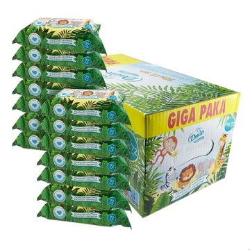 CHUSTECZKI DADA NAWILŻANE 14X72 GIGA PAKA EVERYDAY MOKRE DLA DZIECI HYCOMED