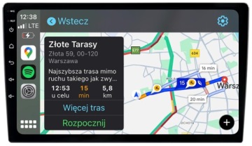 Citroen C5 Rádio Navigace Android Carplay Mapy Aplikace