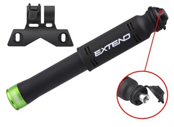 Mini pompka rowerowa Extend DILLON AV/FV/DV black