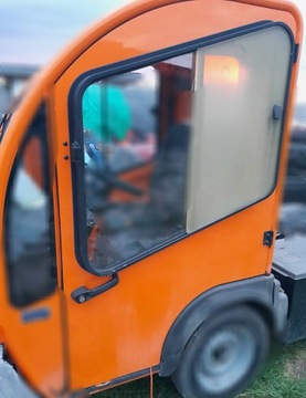 Goupil drzwi lewe pomaranczowe autko elektryk komunalne czesci mikrokar