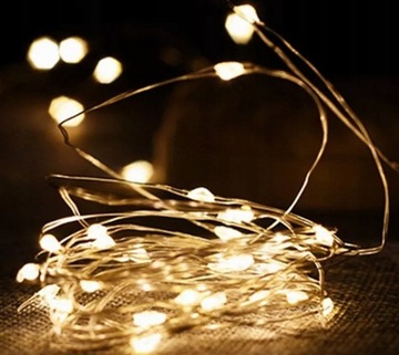 ПРОВОДНЫЕ ЛАМПЫ 20 СВЕТОДИОДНЫХ БАТАРЕЕК ТЕПЛЫЙ БЕЛЫЙ СВЕТ