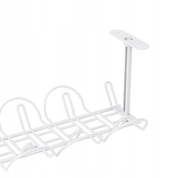 Под органайзер для кабеля - Белый