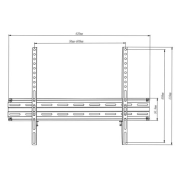 УНИВЕРСАЛЬНОЕ КРЕПЛЕНИЕ ДЛЯ ТЕЛЕВИЗОРА ТОНКАЯ ПЛОСКАЯ НАСТЕННАЯ ВЕШАЛКА ДЛЯ ТЕЛЕВИЗОРА 32–75 ДЮЙМОВ
