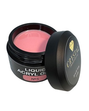 Żel do wzmocnienia paznokci Liquid Acryl Gel 5 CRYSTAL PROFESSIONAL 15ml