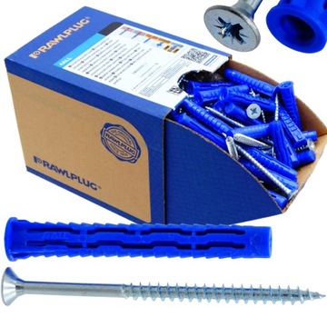RAWPLUG kołek kołki 4ALL 6x50 z wkrętem 4,5x60 50s