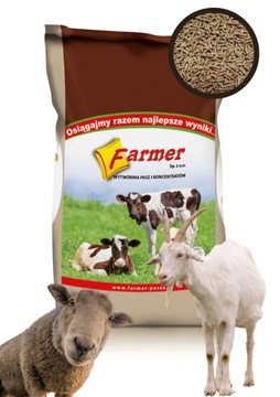 Farmer Pasza Koza Owca Pasza granulowana 25kg BEZ GMO