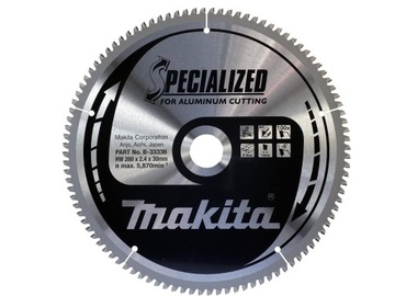 MAKITA tarcza 260x30x2,4 Z100 do aluminium B-33336