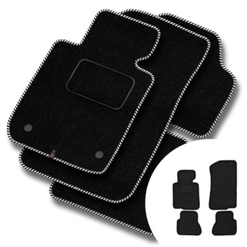 Velurové koberce Streak pro Bmw řady 3 E46 1998-2001 Coupe, Cabrio