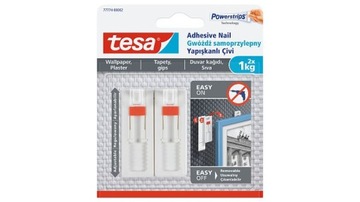 TESA Regulowany gwóźdź samoprzylepny do tapet 2szt