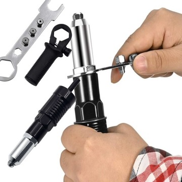 ЗАКЛЕПКА ЗАКЛЕПКА ДЛЯ ПЕРЕХОДНИКА ОТВЕРТКИ + 4 НАКОНЕЧНИКА