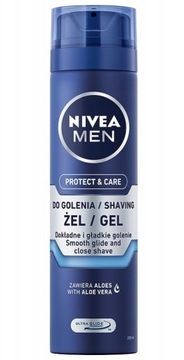 Nivea Men Protect & Care Żel do golenia Aloe Vera 200 ml
