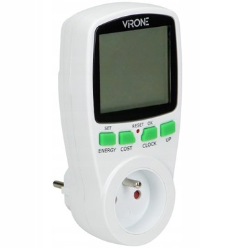 ВАТТМЕТР СЧЕТЧИК ЭНЕРГИИ + ПРОГРАММАТОР ВРЕМЕНИ