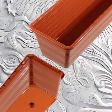 БАЛКОННАЯ ЯЩИКА ЦВЕТОЧНЫЙ ГОРШОК С ПОДСТАВКОЙ 60см