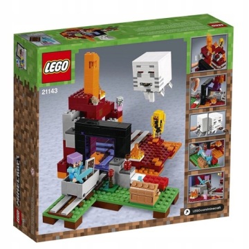 LEGO MINECRAFT 21143 БЛОКИ ПОРТАЛА НИЖНЕГО ПОРТАЛА