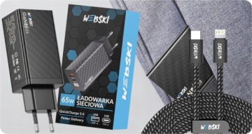 ЗАРЯДНОЕ УСТРОЙСТВО USB/USB-C КАБЕЛЬ ОСВЕЩЕНИЯ 2М ДЛЯ IPHONE