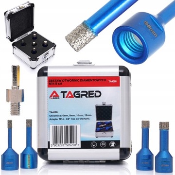 OTWORNICE KORONKI DIAMENTOWE DO KAMIENIA GRESU 5-EL