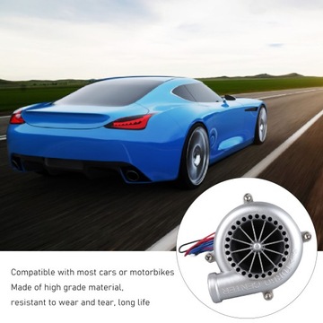 Симулятор турбовыпускного клапана 12V Silver Необычный звук F7