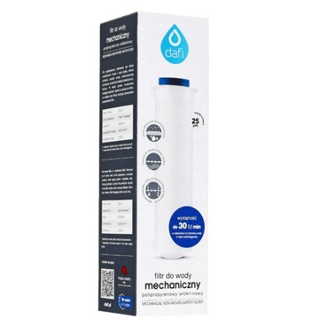 4x Фильтр Полипропиленовый проточный картридж 25 Dafi