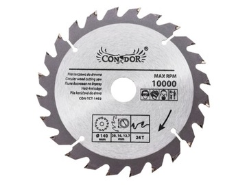 TARCZA DO PILARKI PIŁA WIDIOWA 140 x 20 mm, 24T
