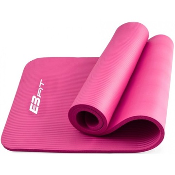 Мат фитнес йога толстая 15 -мм не -сластика EB fit