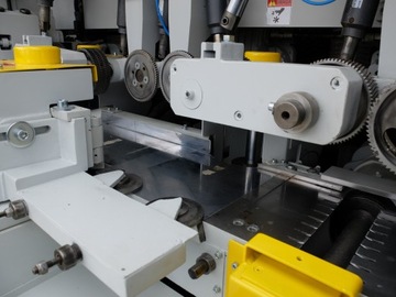 Четырехсторонний строгальный станок мокрого типа, 6 головок + универсальный Leadermac 723 29/22