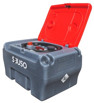 Mobilny Zbiornik Na Paliwo ON 200L Sibuso Basic Diesel Dystrybutor z Pompą