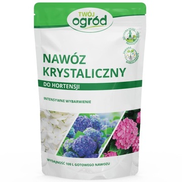 NAWÓZ DO HORTENSJI 100G KRYSTALICZNY NPK 15-7,5-19 INTENSYWNE WYBARWIENIE