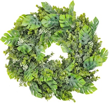 BUXPANNE GREEN VANUE 47cm DS1091 WHITE MONSTERY LEAVES BUXPANNE