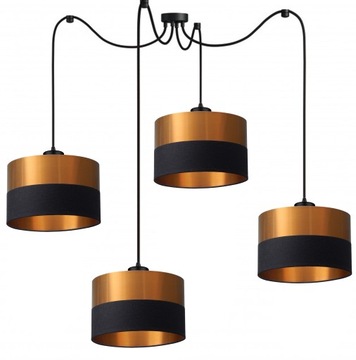 LAMPA WISZĄCA/SUFITOWA LED LOFT PAJĄK 4 1/2 C/M