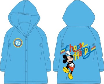 MYSZKA MICKEY PŁASZCZ PRZECIWDESZCZOWY 122/128 R36