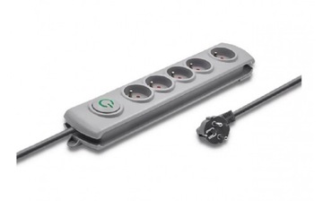 Qoltec Защита от перенапряжения 5 розеток 3м