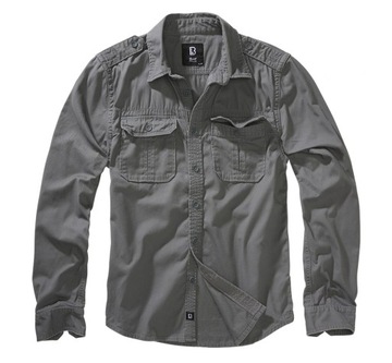 Koszula Brandit Vintage Shirt longsleeve charcoal grey 3XL
