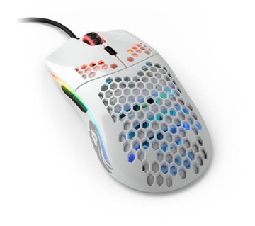Mysz przewodowa gamingowa Glorious Model O Glossy Optyczna 12000 dpi Biała