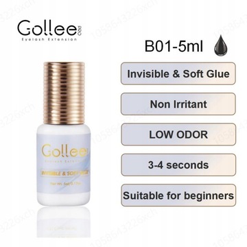 Gollee 5ml Eyelash Extension Glue 0.5 Second