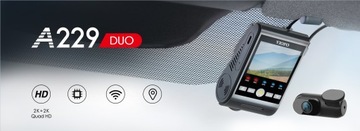 КАМЕРА РЕГИСТРАТОР МАРШРУТОВ VIOFO A229 2K+2K GPS WIFI