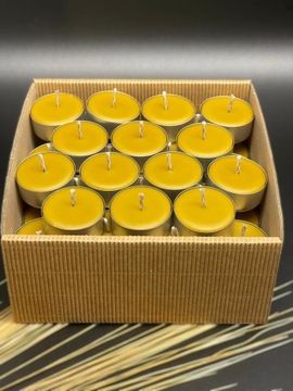 Подсвечники из пчелиного воска 4см - 56 шт.