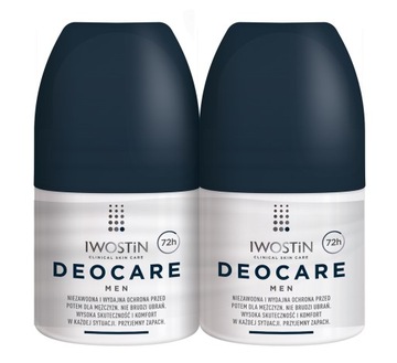 Iwostin Deocare Men Roll-on Antyperspirant x2